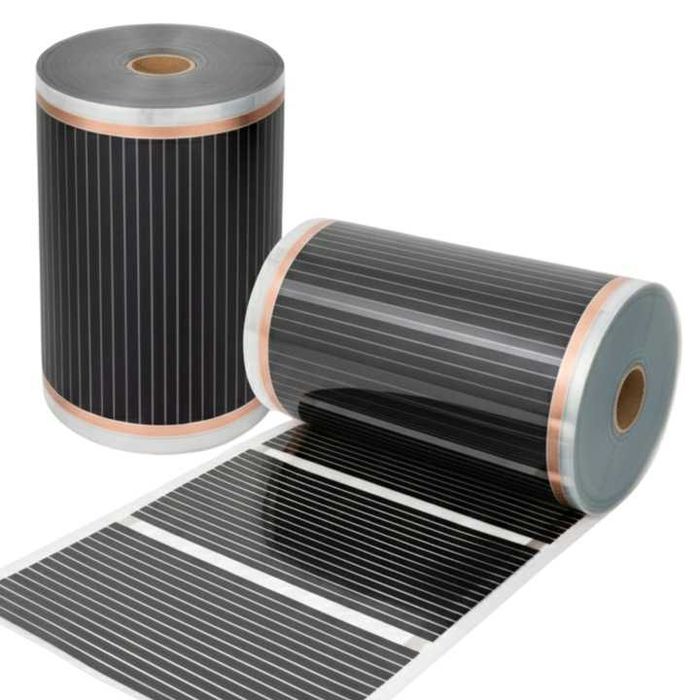 Folia grzewcza 150W/m2/szer.50cm, (1mb.),  mata, ogrzewanie podłogowe