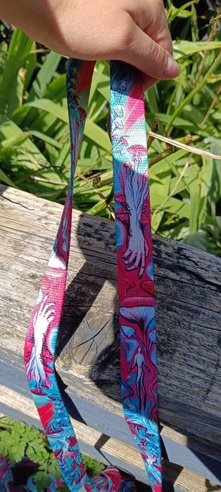 Szelki + smycz Hauki wzór grzybki