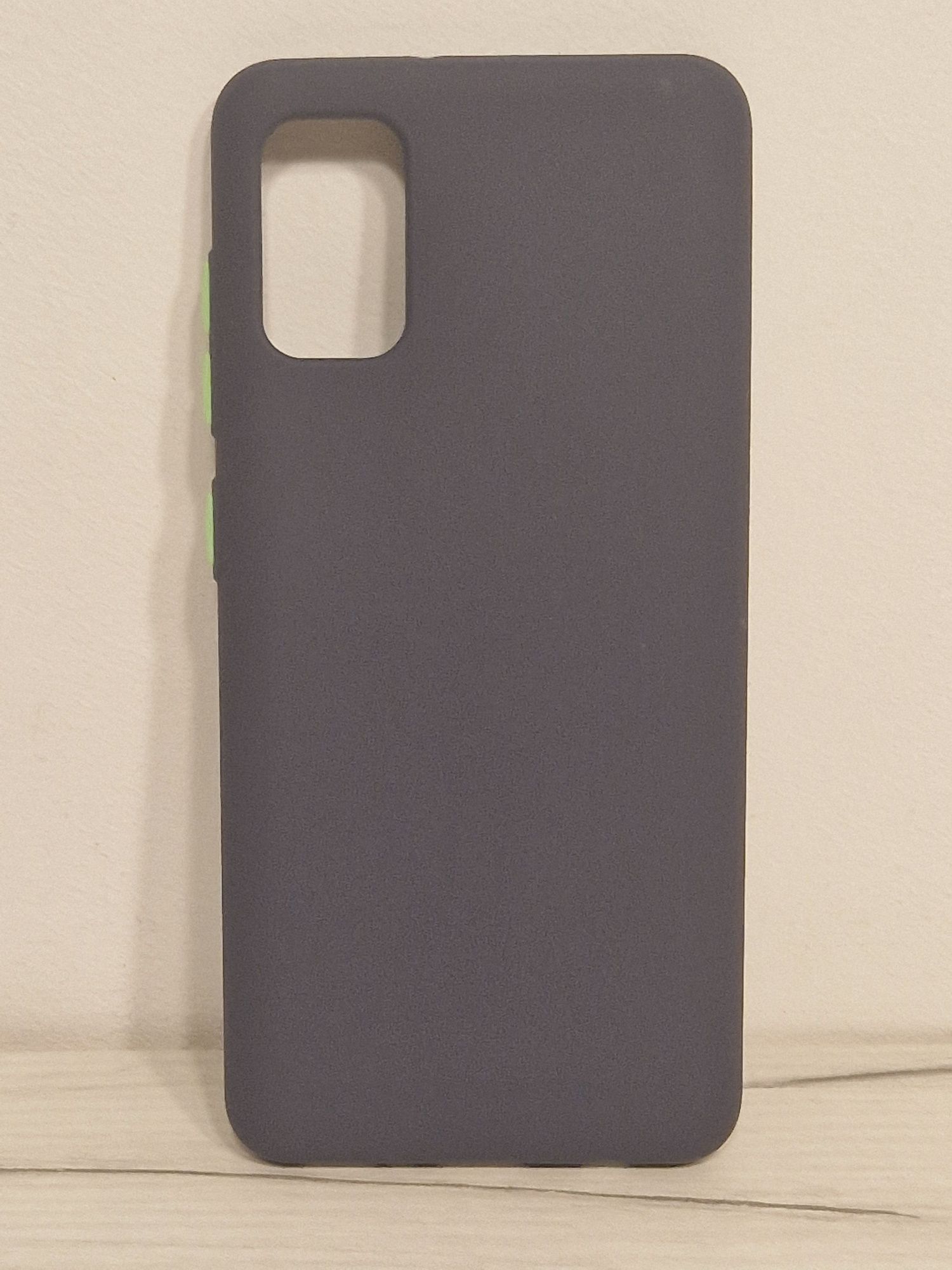 Solid Silicone Case do Samsung Galaxy A41 granatowy