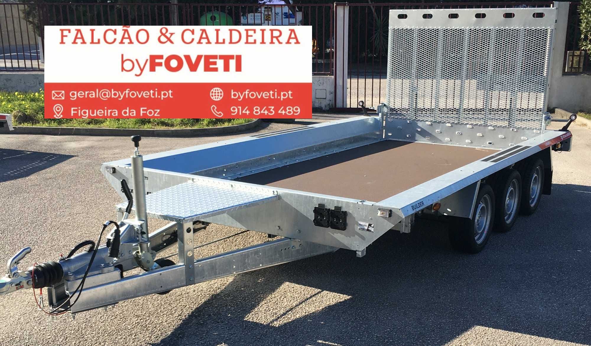 Atrelado Máquina Giratória Reboque Máquina Bocat Traillers escavadora