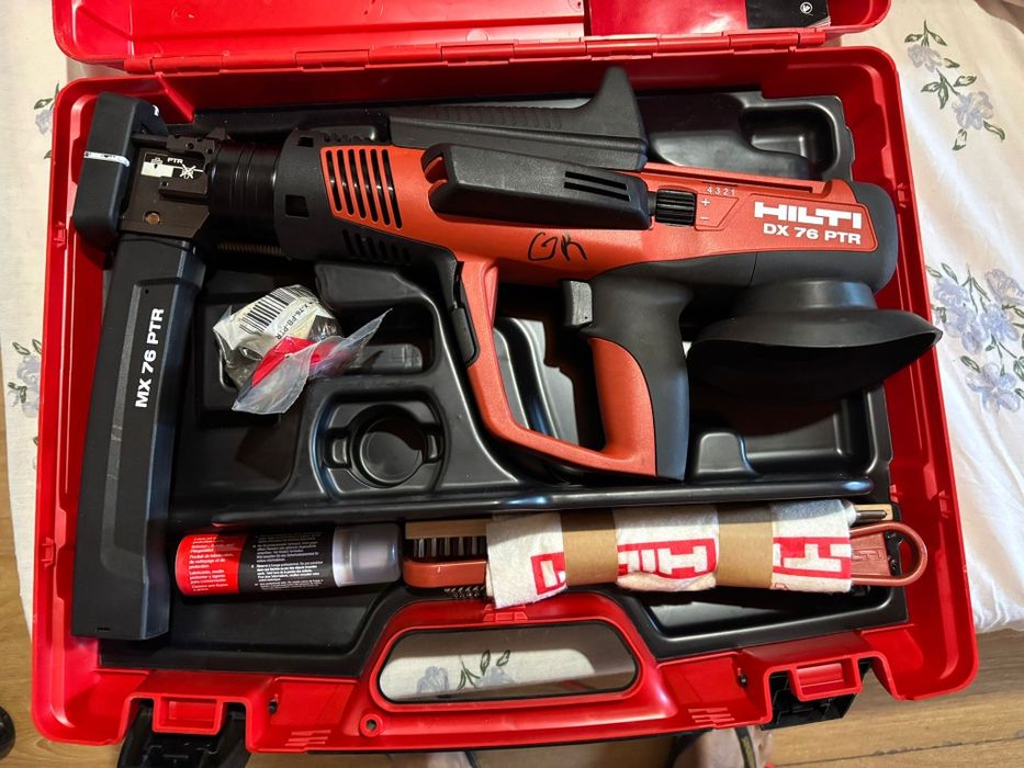 Hilti DX 76 PTR – Pistola de Fixação de Alta Performance + Acessórios