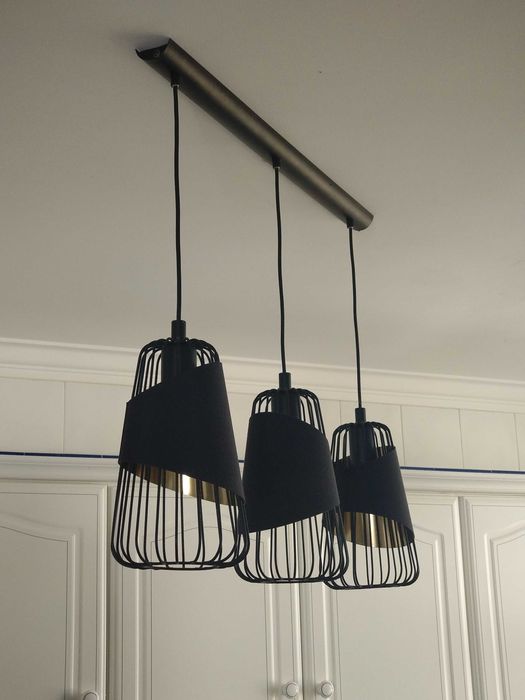 Conjunto de luminárias de teto