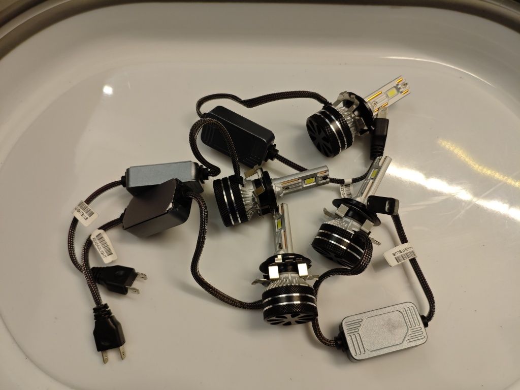 Żarówki LED H7 2x90wat.