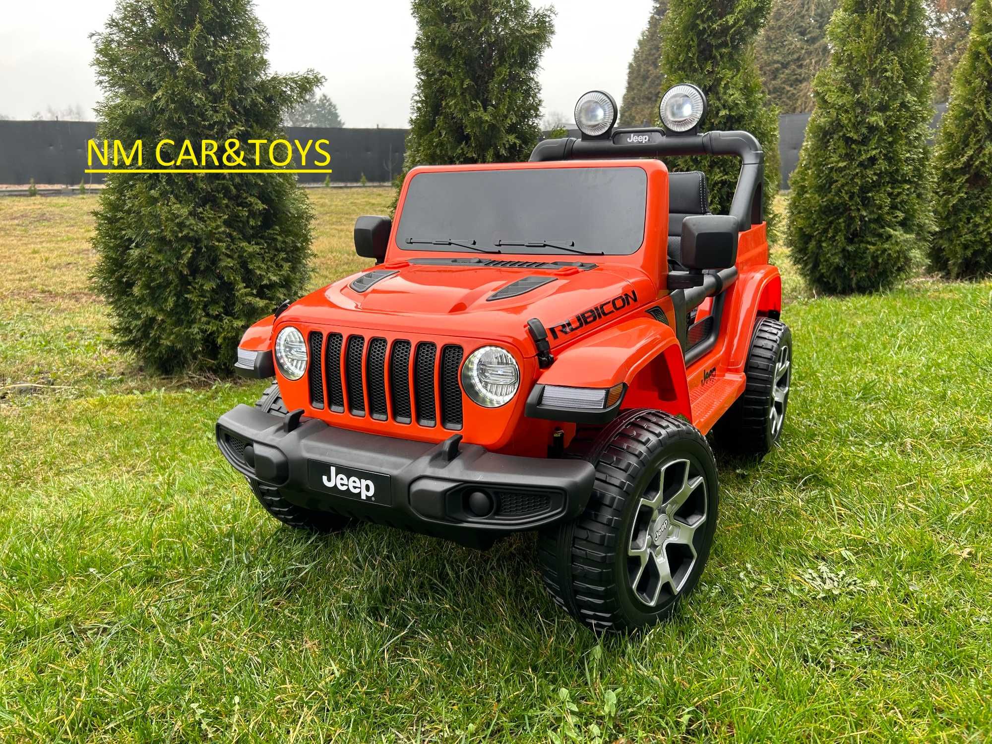 Jeep Wrangler Rubicon 4x4 Pojazd auto na akumulator Samochód autko