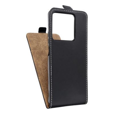 Etui Z Klapką Pionowe  Do Xiaomi Redmi Note 13 5G Czarny + Szkło 9H