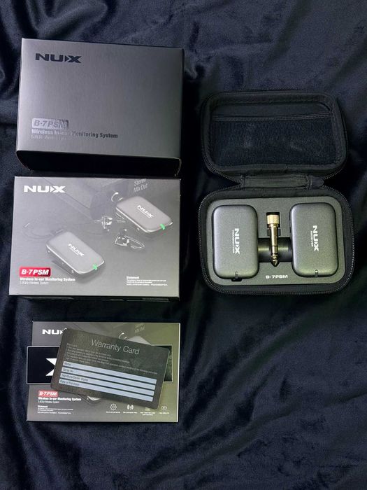 NUX B-7PSM – Sistema In-Ear Wireless (5.8 GHz)