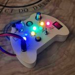 Drewniany joystick sensoryczny do konsoli Montessori