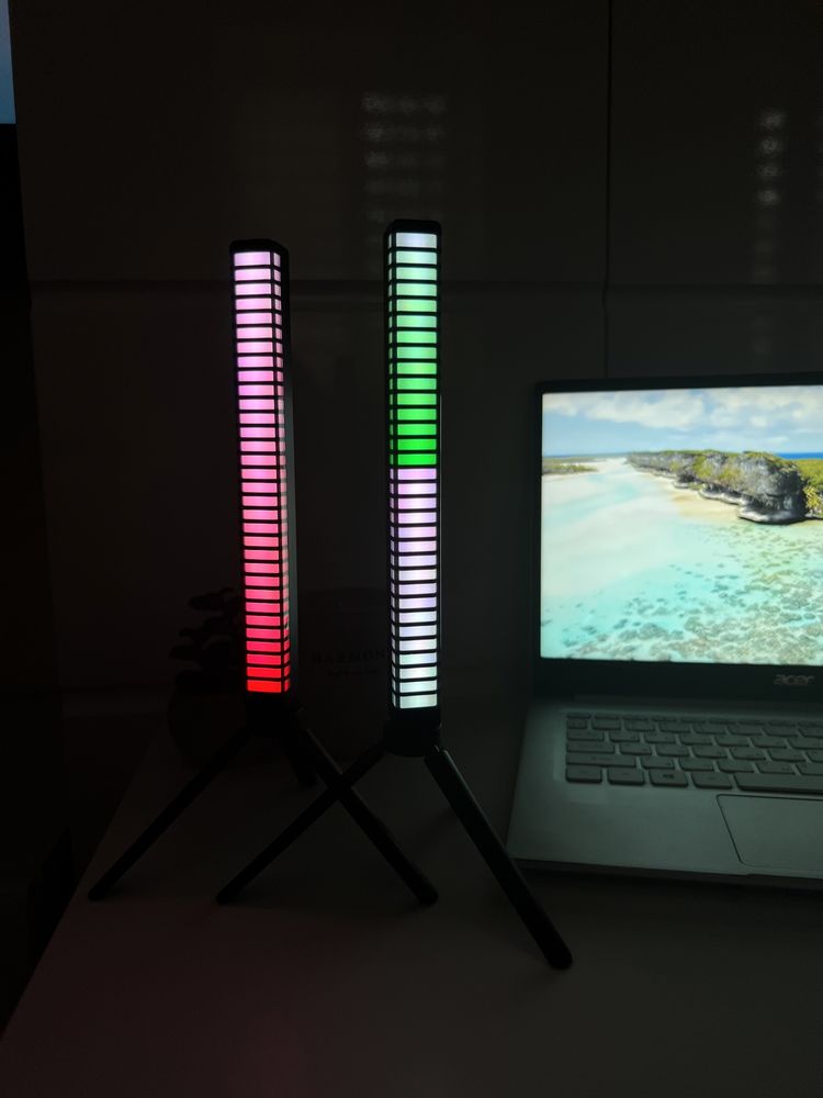 Музичний світильник RGB/USB лампа: звукове керування