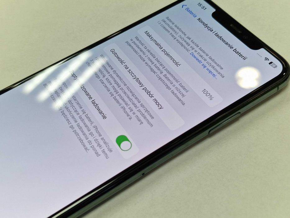 Iphone 11 PRO MAX 64GB/ Green/ Bat 100%/ Grade A-/ Gwarancja + ładowar