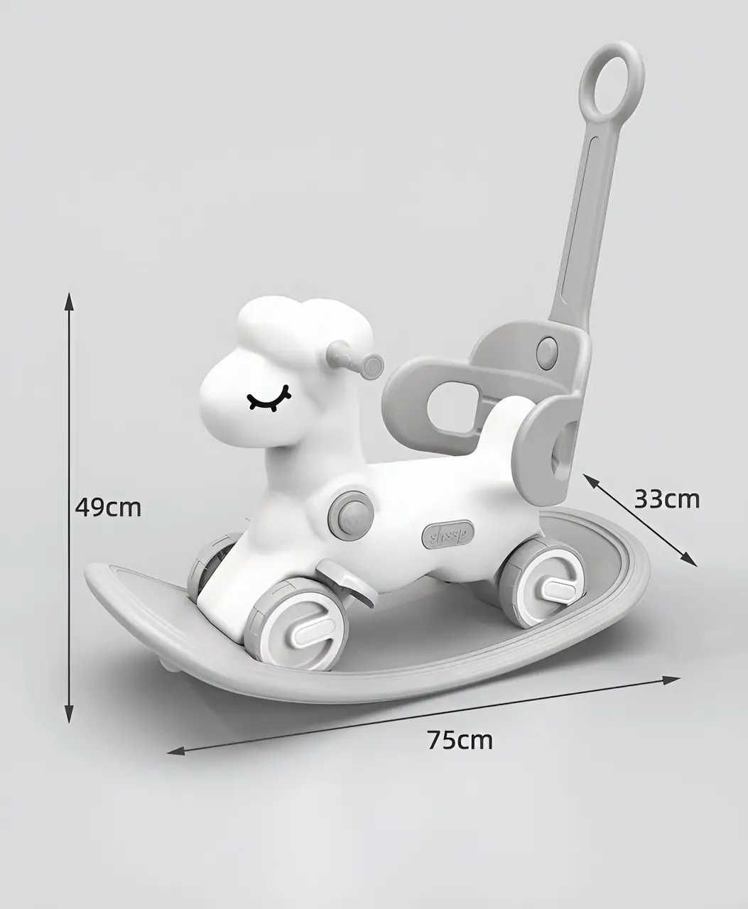 Коник-гойдалка 3в1 Terrio “Sheepy”
