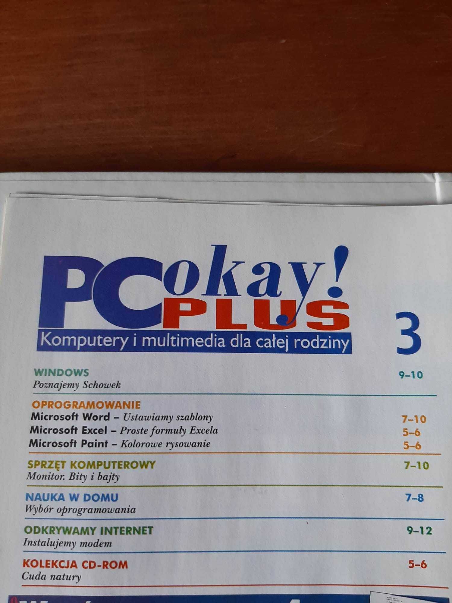 Czasopismo czasopisma PC okay! PLUS nr 1-6 segregator BEZ PŁYT CD-ROM