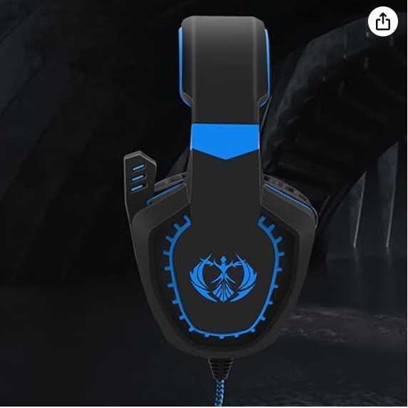 Auriculares com fios para computador, Anivia com microfone AH28.