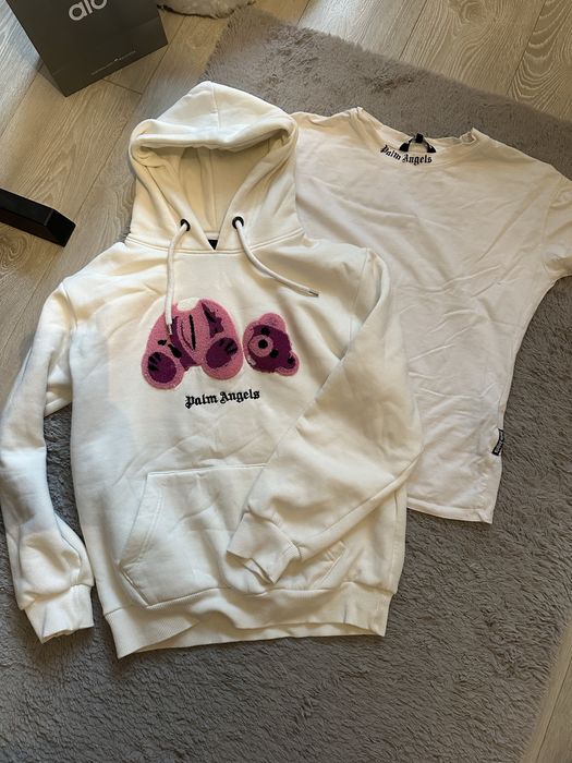 Bluza Palm Angels bear teddy mis hoodie kaptur moschino polo M L 40 38