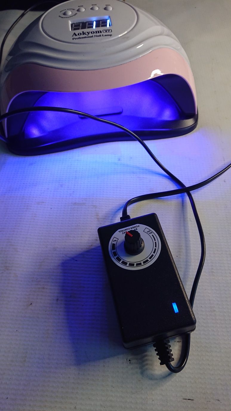 Lampa do paznokci UV LED suszarka do utwardzania długi zasilacz