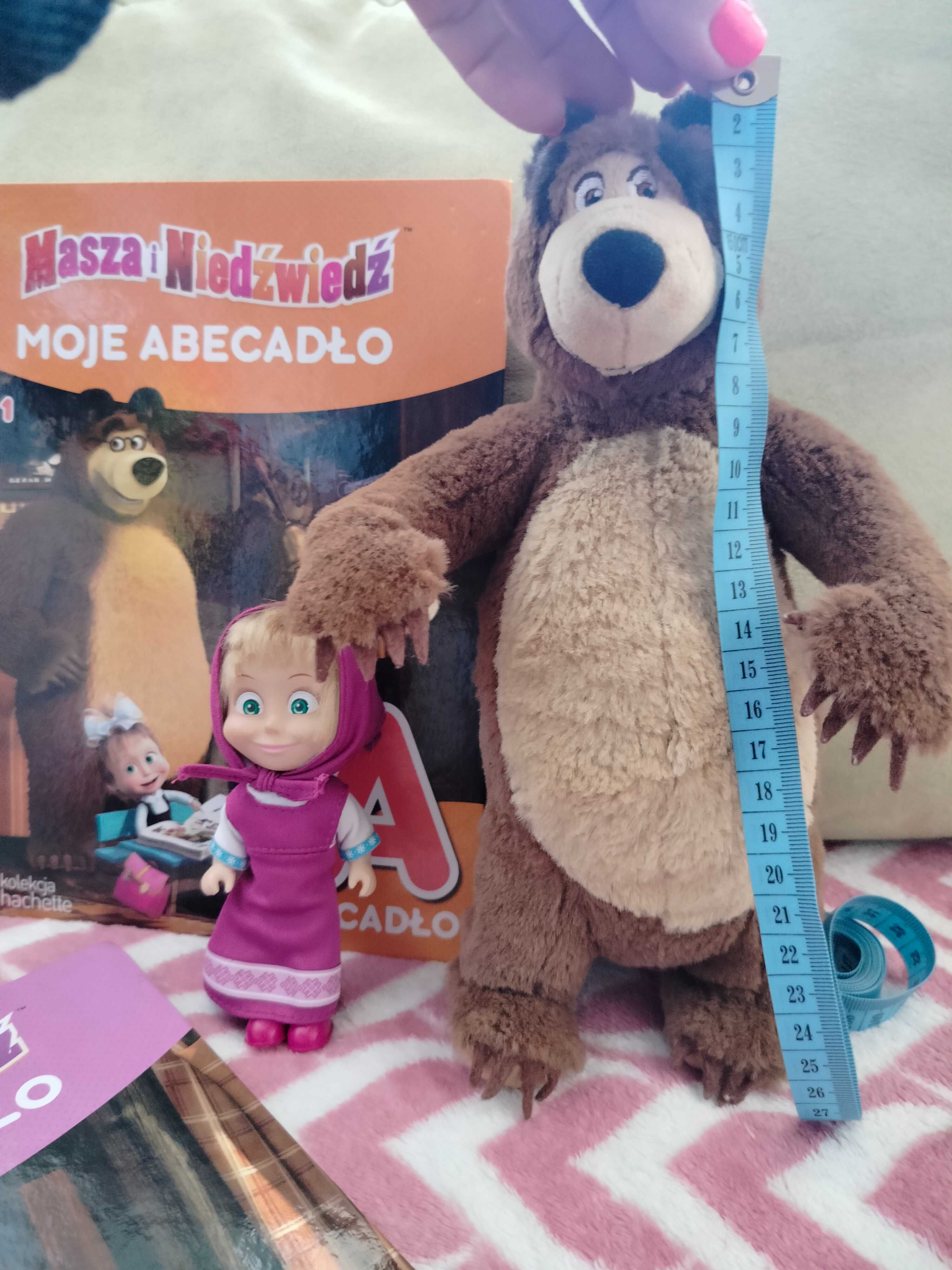 Masza i niedźwiedź książeczki lalka puzzle