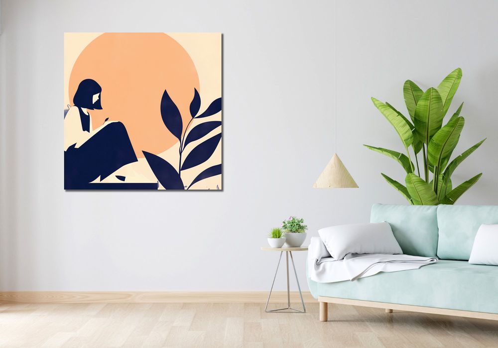 Obraz 100x100cm Kontemplacja