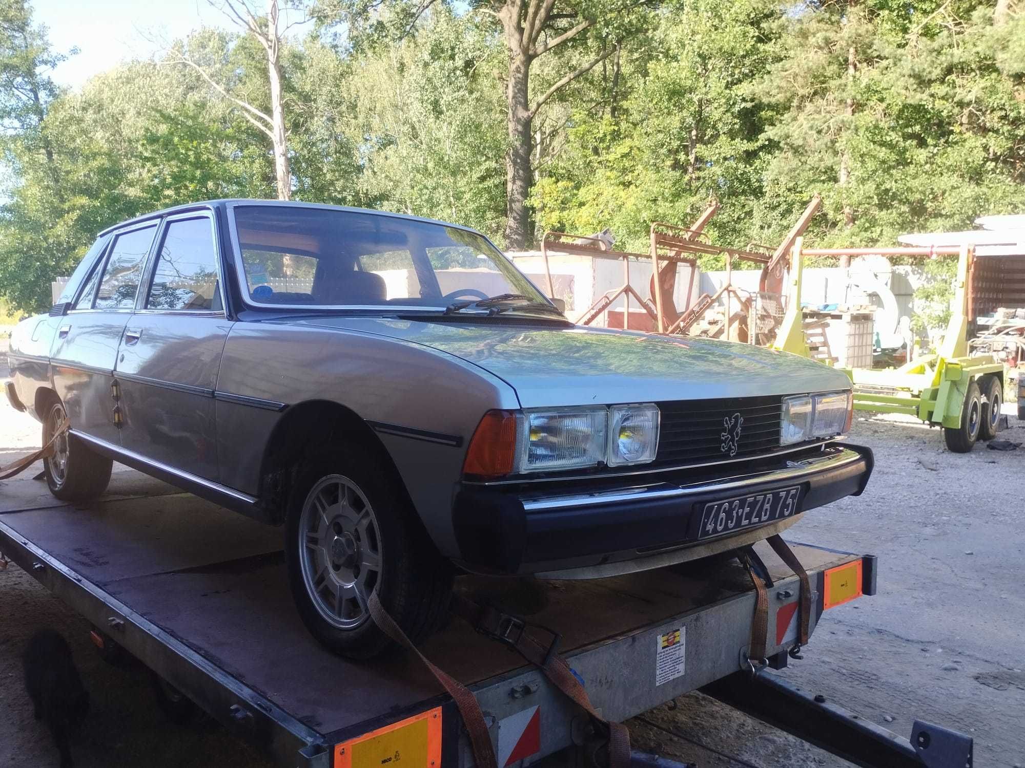 peugeot 604 gti klima automat 45000 km 2,7 v6 JARUZELSKI dyplomatyczny