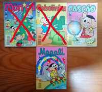 2 livros da turma da Mónica