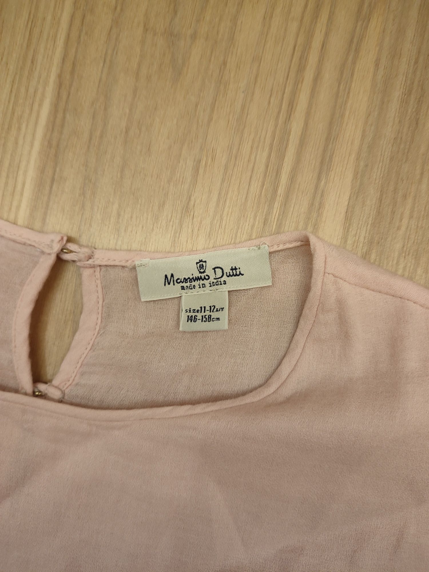 Blusa Massimo Dutti rosa seco, tam 11/12