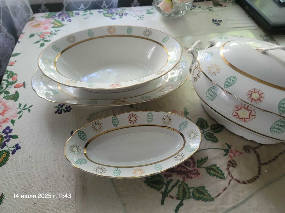 Сервиз столовый полный набор 30 предметов