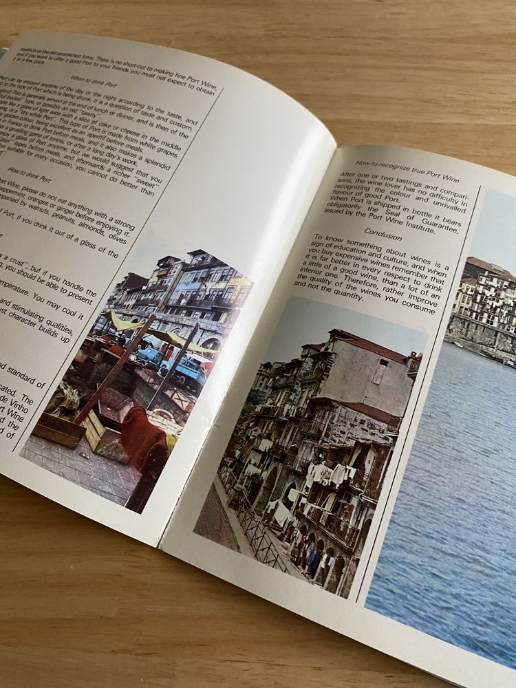 Livro HISTÓRIA DO VINHO DO PORTO 1974 em 4 línguas