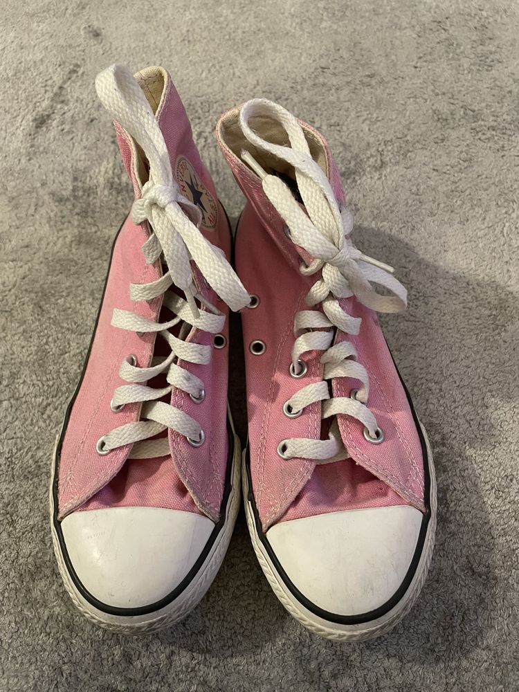 Converse trampki różowe rozm 34 oryginalne