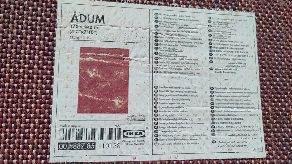 Dywan ADUM czerwony
