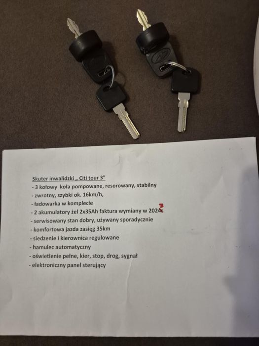 Skuter inwalidzki City Tour 3
