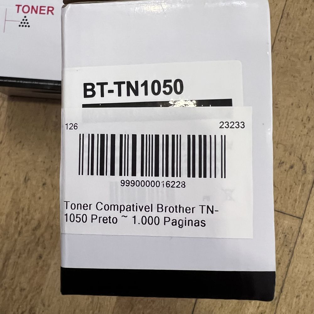 Pack 2 Toner Tambor impressora Brother TN1050 - NOVO