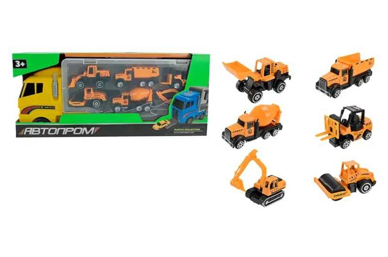 Фура, автовоз , трейлер зі спуском з машинками