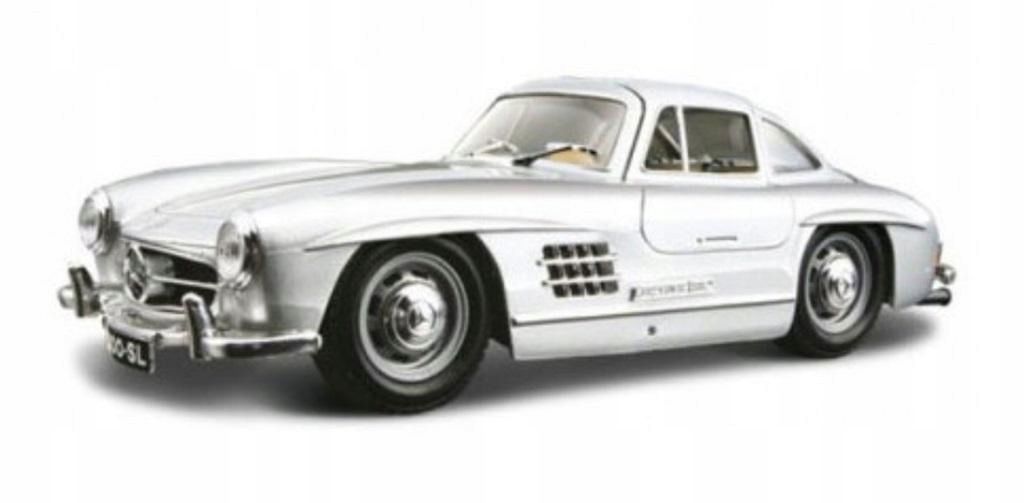 Mercedes-benz 300sl 1954 Silver 1:24 Bburago