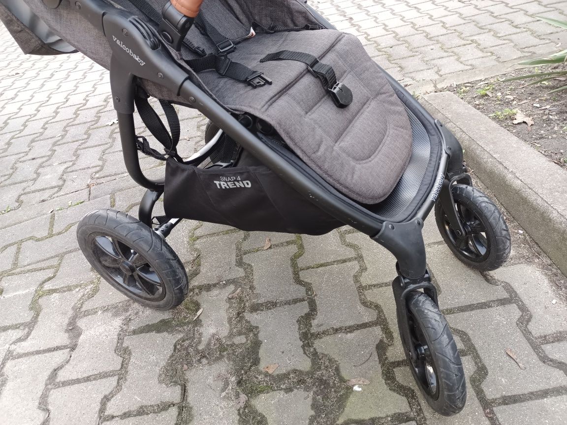 Wózek spacerowy dla dzieci valco baby snap4 trend szary