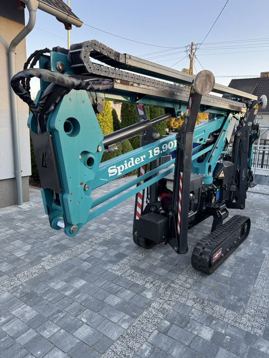 Wynajem podnosnika koszowego pająk na gosiecicach zwyrzka 18m