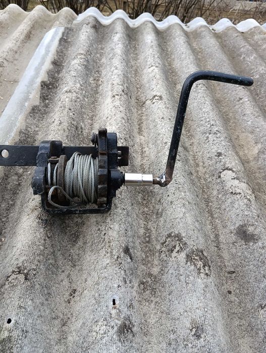 Лебідка ручна 10 метрів трос