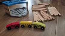 Kolejka drewniana, hangar lillabo IKEA