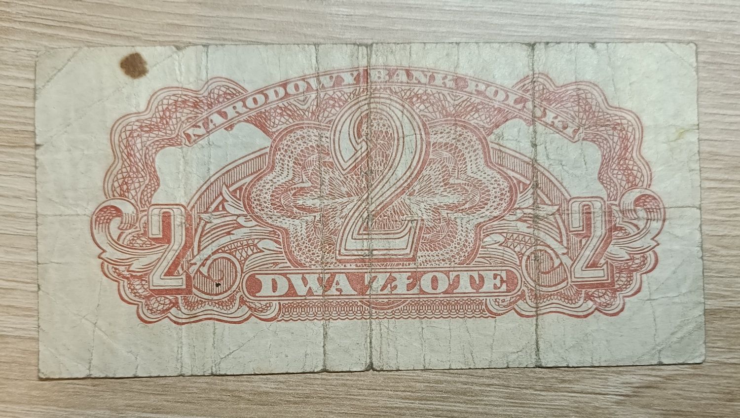 Banknot 2 złote 1944r.