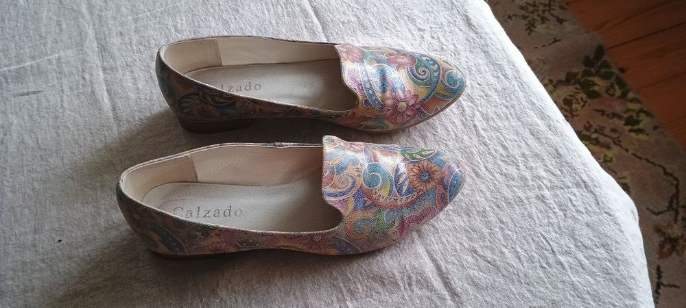 Baleriny Calzado r.39 skóra