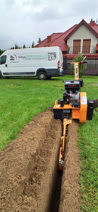 Frezowanie pni Glebogryzarka separacyjna Koparka łańcuchowa