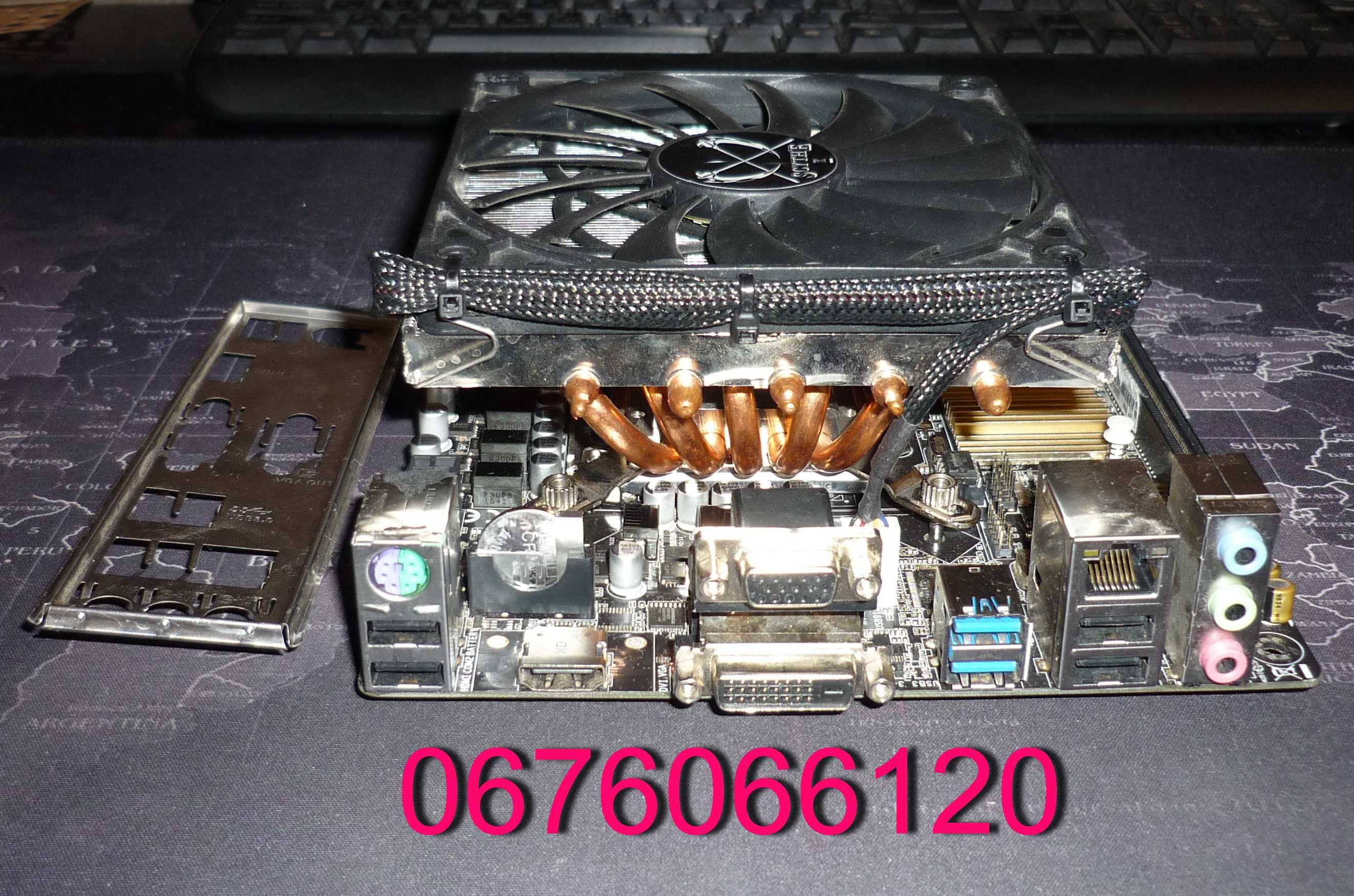 мини комплект 1151 i9 9980HK ( 9900K ) 8/16 ядер, мать 16Gb DDR4 кулер