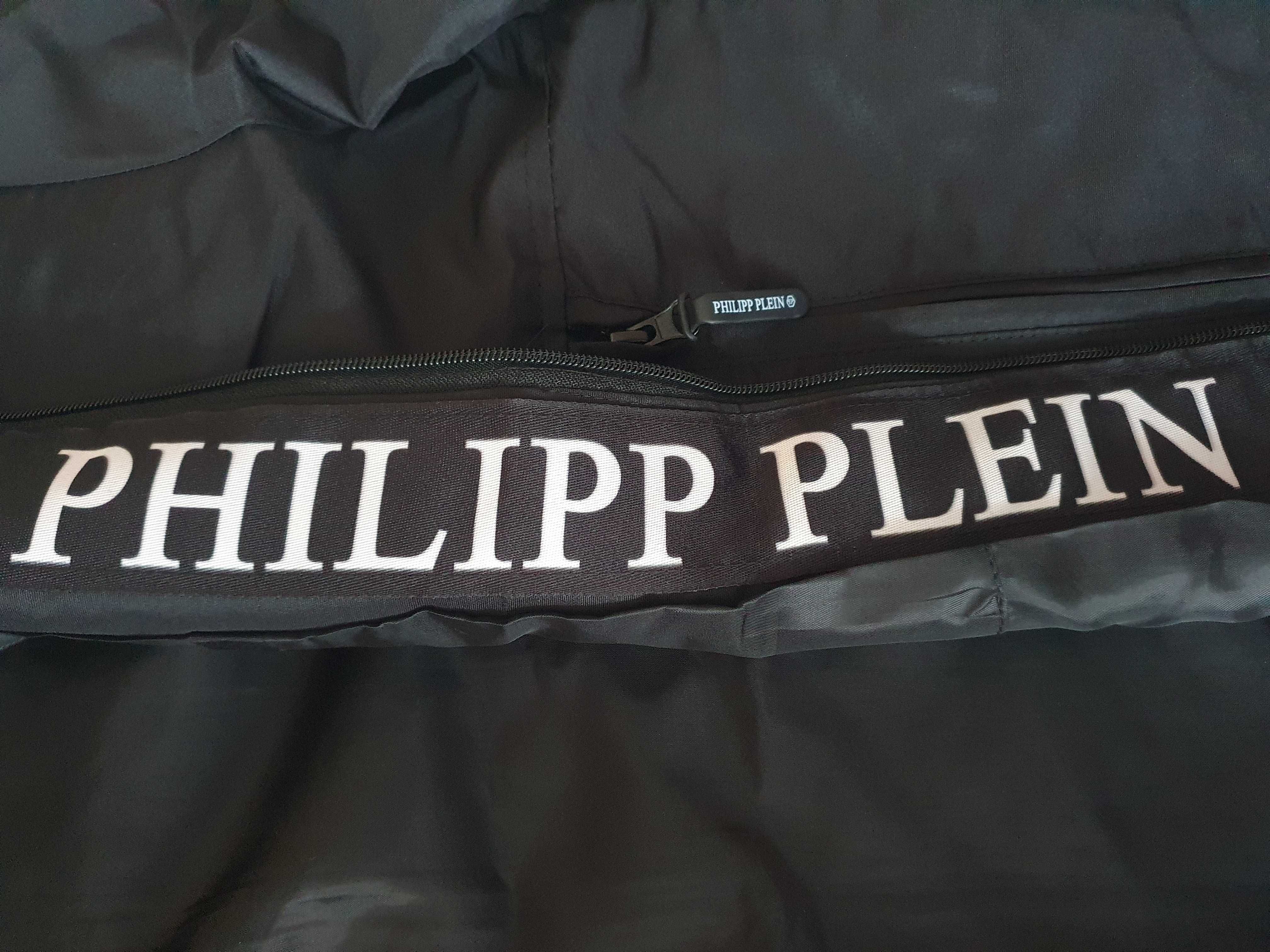 NOWA męska kurtka Philipp Plein przeciwdeszczowa PP wiatrówka L XL