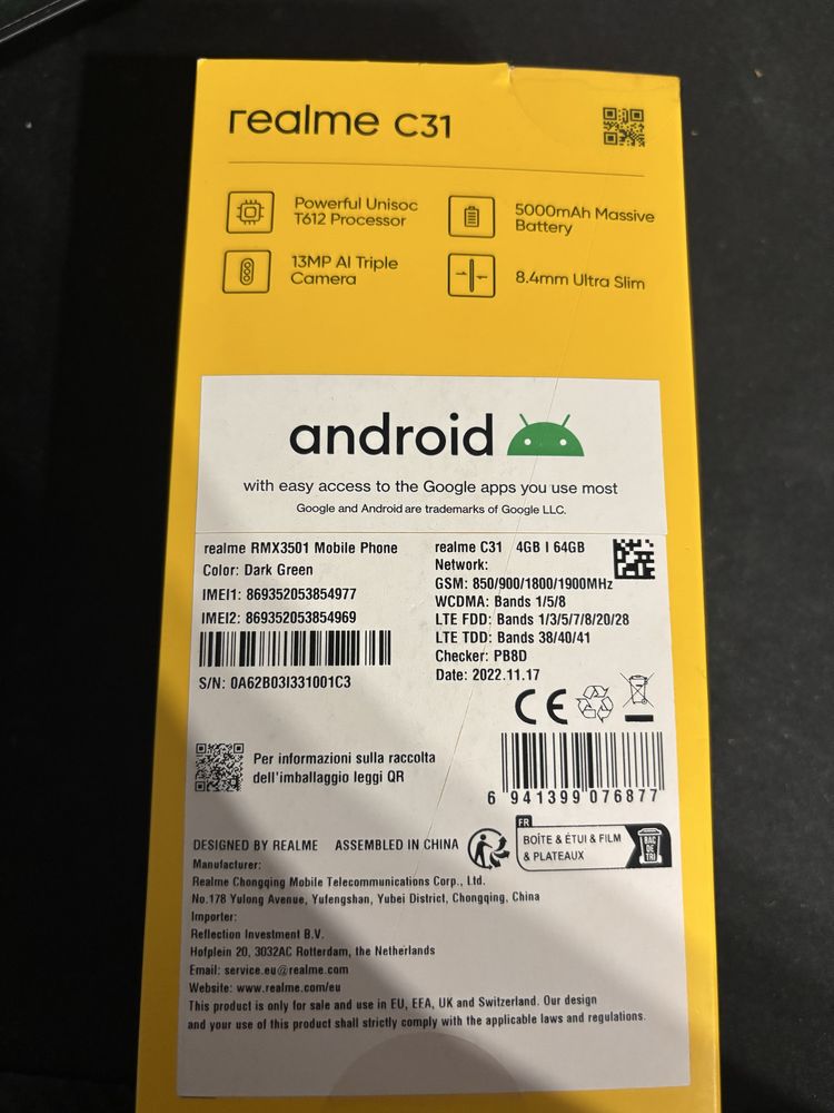 Telefon Realme C31