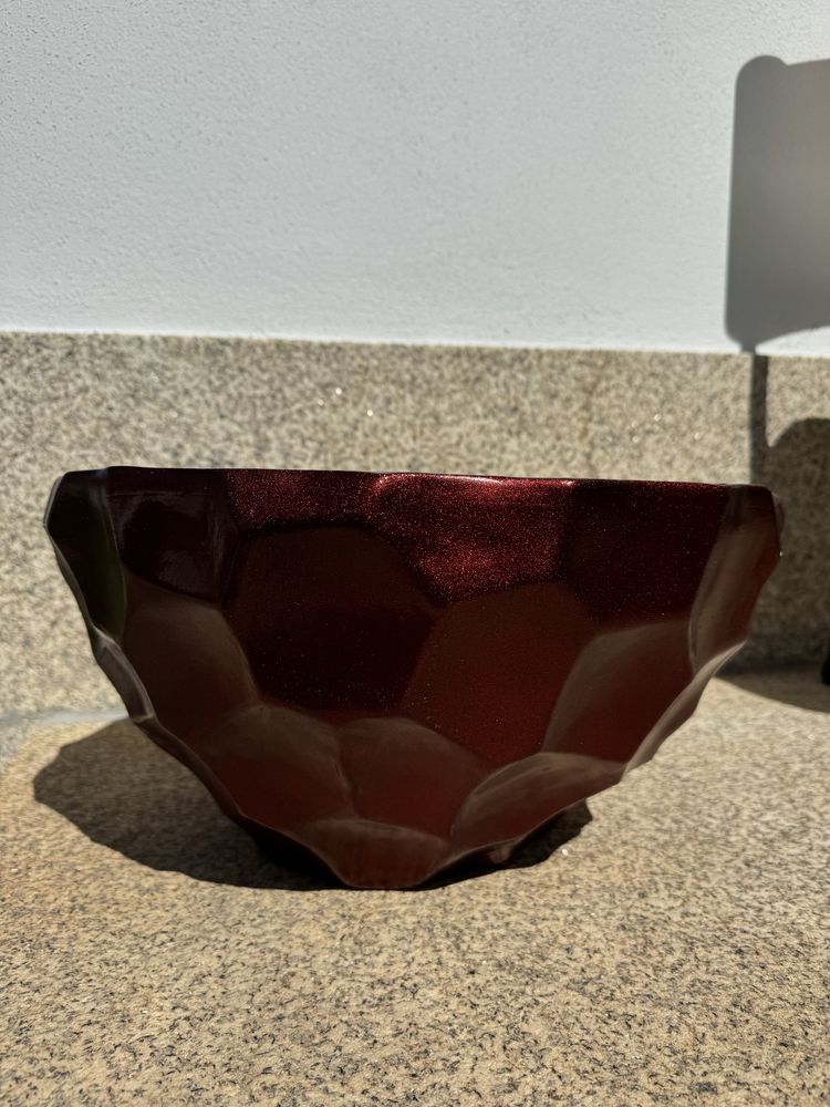 Vaso vermelho como novo