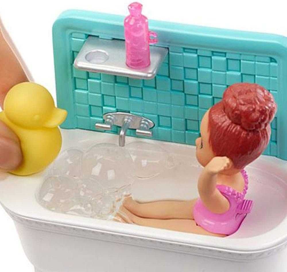 Barbie Opiekunka Do Dziecka Lalka z Akcesoriami,