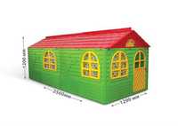 Детский игровой пластиковый домик со шторками Doloni (большой) 02550