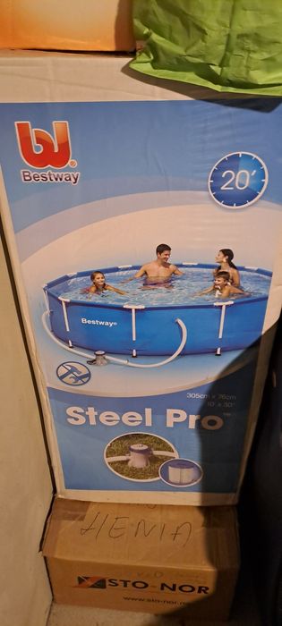 Basen Bestway 305×76cm stan nieużywany wraz z plandeką pod sput