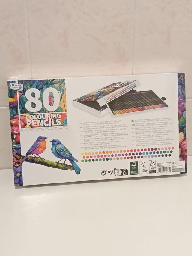 Набір кольорових олівців Craft Sensations (80кол) | Карандаши цветные