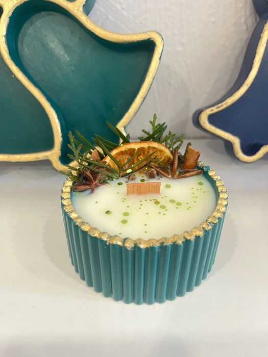 Świeca zapachowa o zapachu grzanego wina