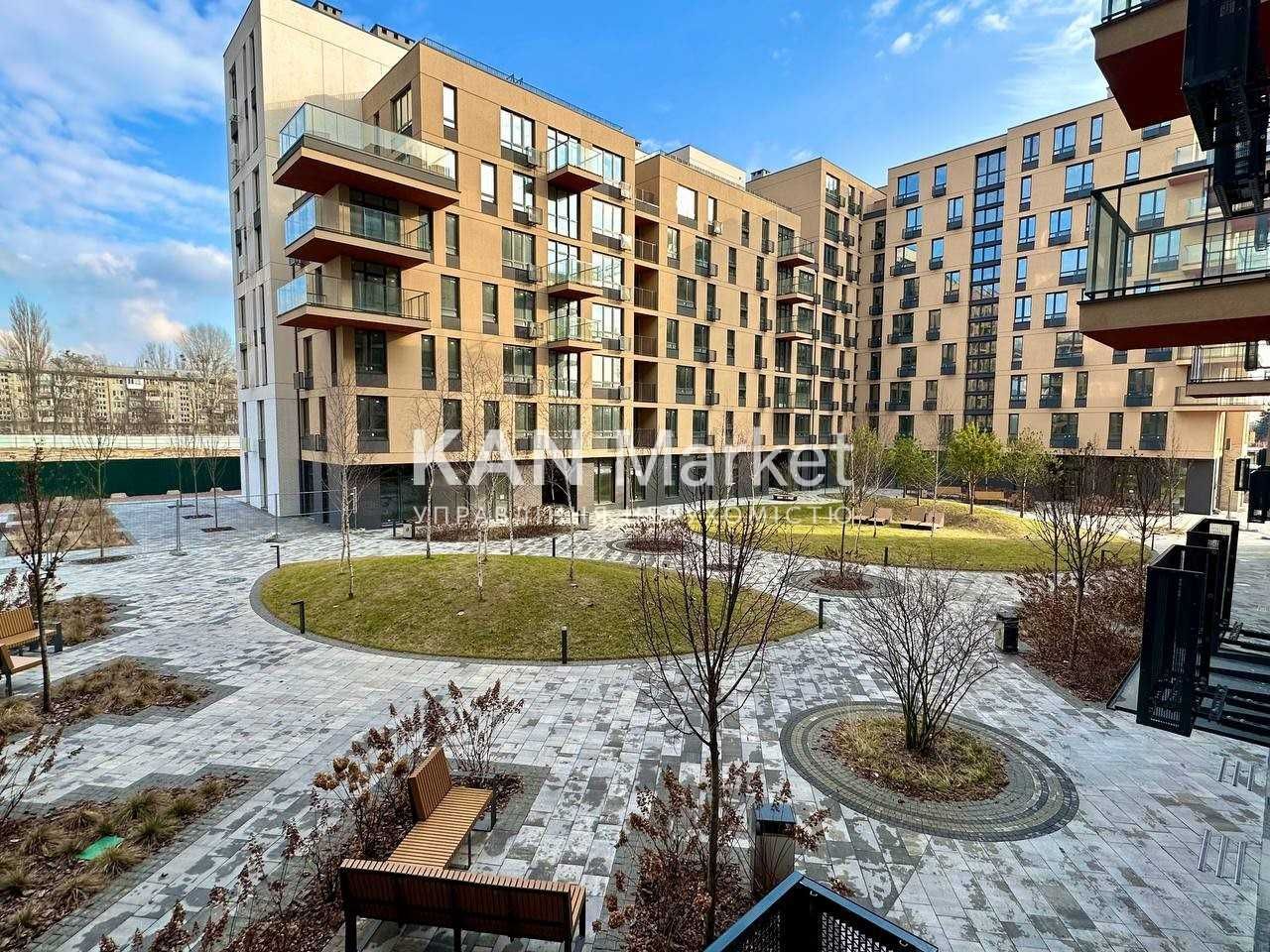 ПРОДАЖ 2к квартири 59,6 м² з видом у дворик в ЖК Файна Таун