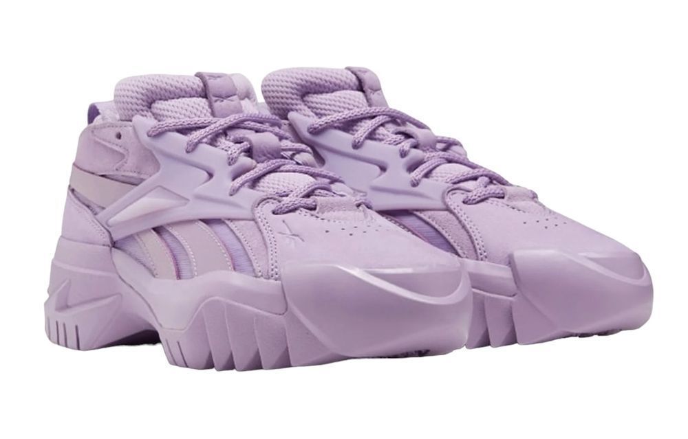 Skórzane buty Reebok Club C Cardi V2 r 40,5 damskie sneakersy fiolet