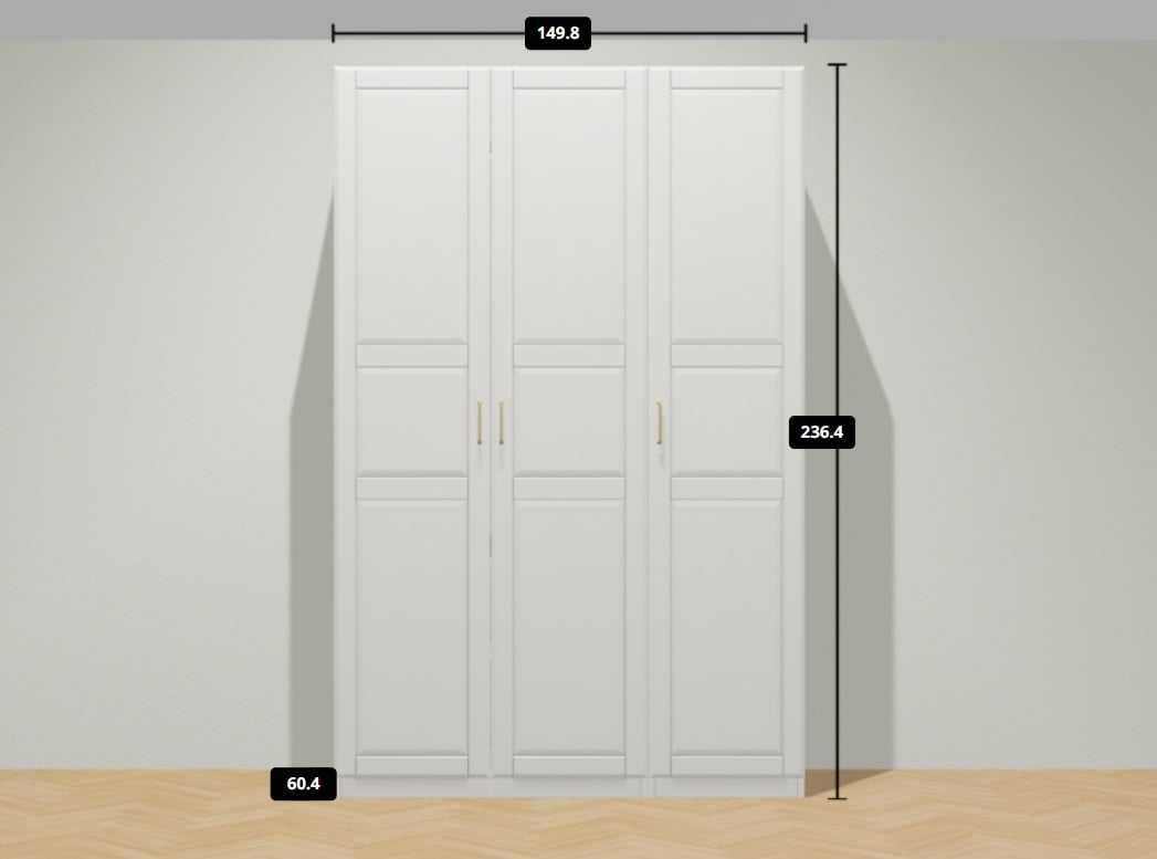 Szafa IKEA PAX 100cm, 50cm, 50cm na wys 236 cm